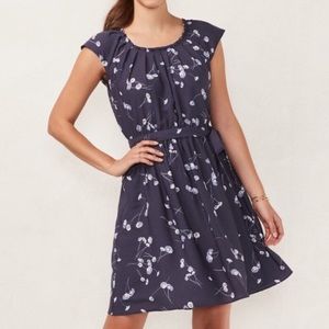 Lauren Conrad Floral Pleated Dress